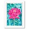 Sacred Lotus Blossom Magenta Teal by Cat Coquillette Frame  - Americanflat